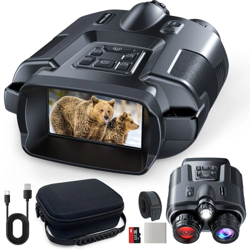 4K Night Vision Binoculars with 8X Digital Zoom