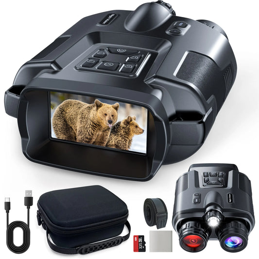 4K Night Vision Binoculars with 8X Digital Zoom