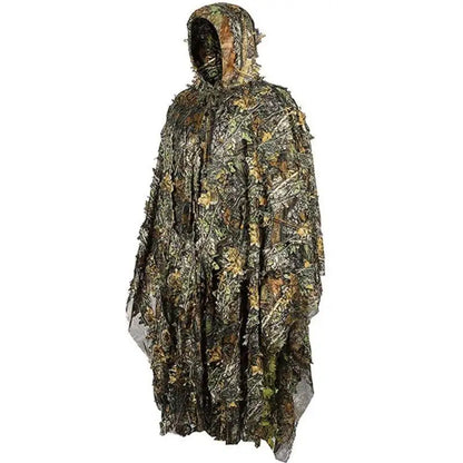 3D Camouflage Ghillie Cloak