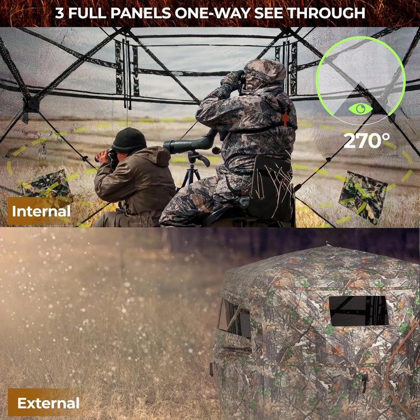 Camo Supreme™ 270° Tent Blind