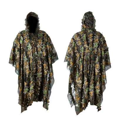 3D Camouflage Ghillie Cloak
