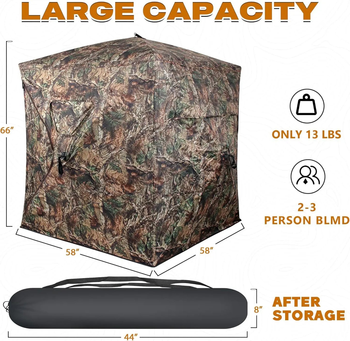 Camo Supreme™ 270° Tent Blind