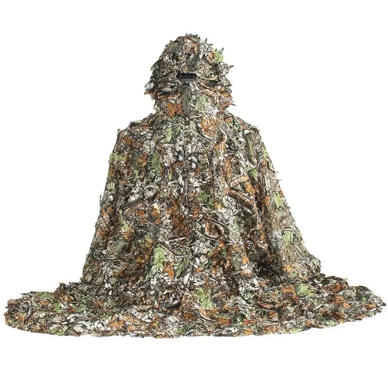 3D Camouflage Ghillie Cloak
