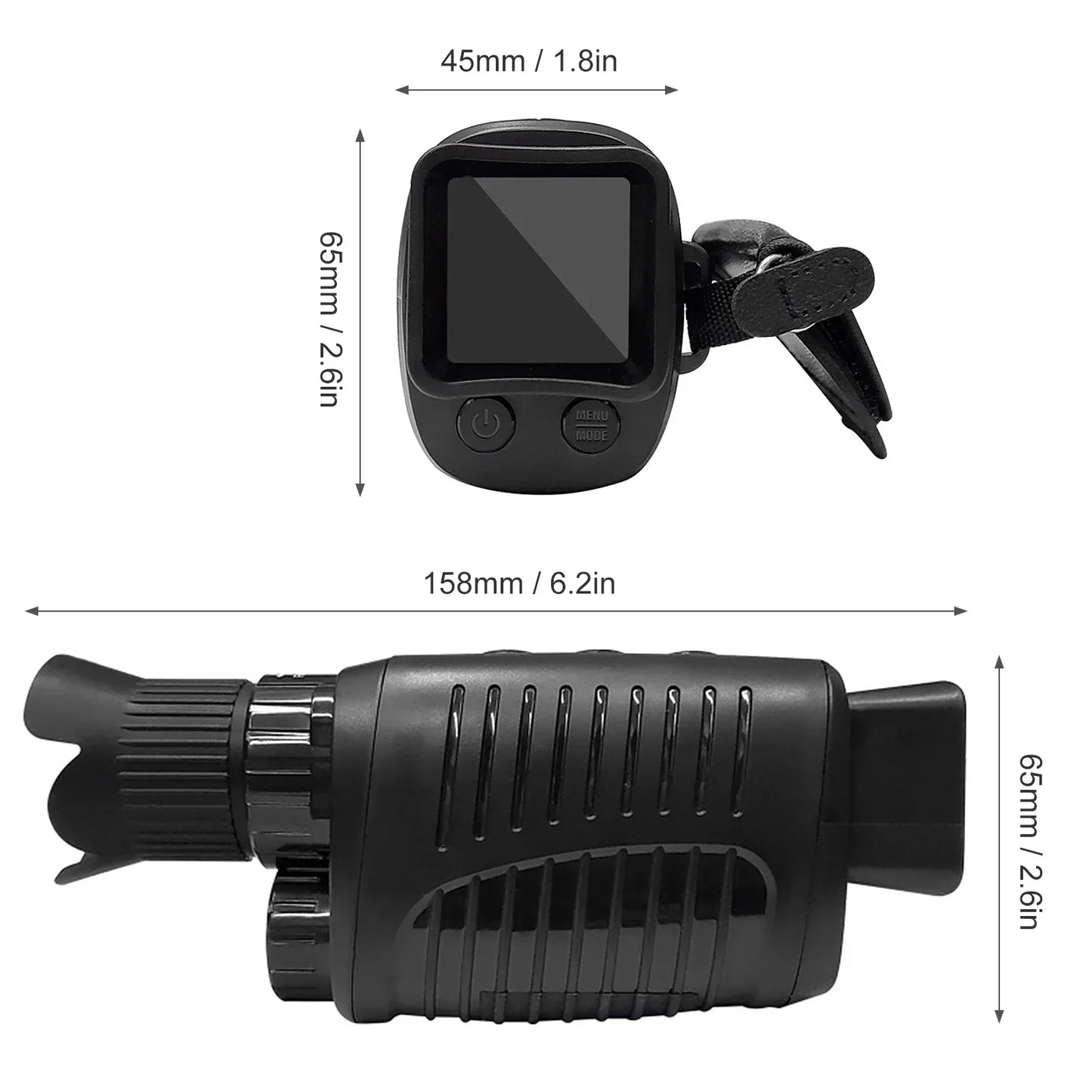 1080p Digital Night Vision Monocular (328 Yards)