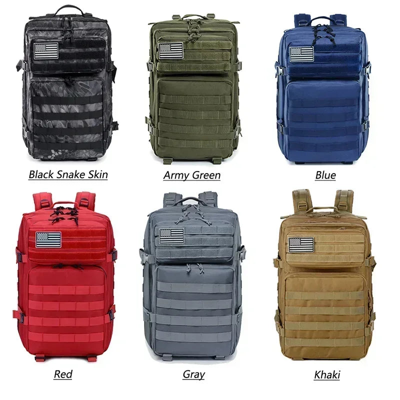 45L Tactical Backpacks for Men & Women