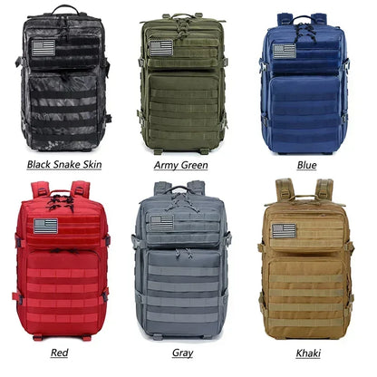 45L Tactical Backpacks for Men & Women