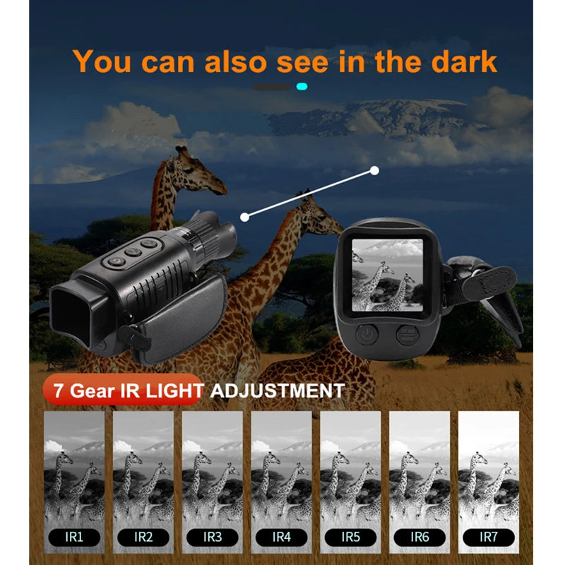 1080p Digital Night Vision Monocular (328 Yards)