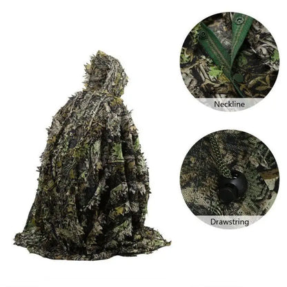 3D Camouflage Ghillie Cloak