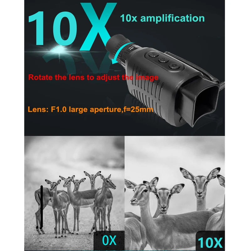 1080p Digital Night Vision Monocular (328 Yards)